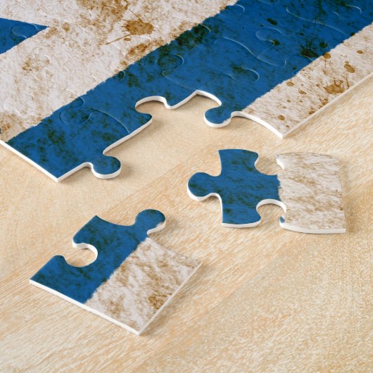 Robuuste Israëlische vlag Legpuzzel (Zijkant)