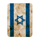 Robuuste Israëlische vlag Magneet (Verticaal)