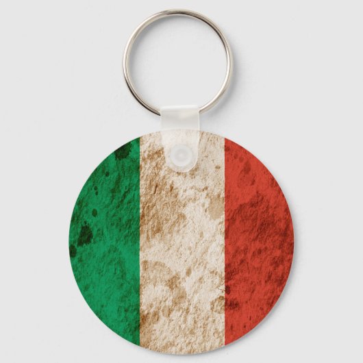 Robuuste Italiaanse vlag Sleutelhanger (Voorkant)