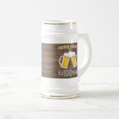 Robuuste kaas en bier tot 100 jaar bierpul (Voorkant rechts)