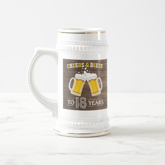 Robuuste kaas en bier tot 18 jaar bierpul (Links)