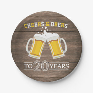 Robuuste kaas en bier tot 20 jaar Bord papier