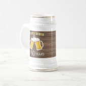 Robuuste kaas en bier tot 90 jaar bierpul (Voorkant links)