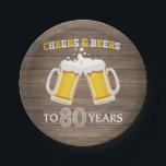 Robuuste kaas en bier tot Bord van 80 jaar papier<br><div class="desc">Robuuste kaas en bier tot Bord van 80 jaar papier</div>