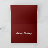 Robuuste kajuit in de wilde kerst feestdagen kaart (Binnen)