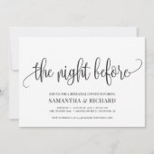 Robuuste kalligrafie de nacht voor de repetitie kaart (Voorkant)