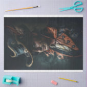 Robuuste kapitein Charisma Pirate Decoupage Tissuepapier (Craft)