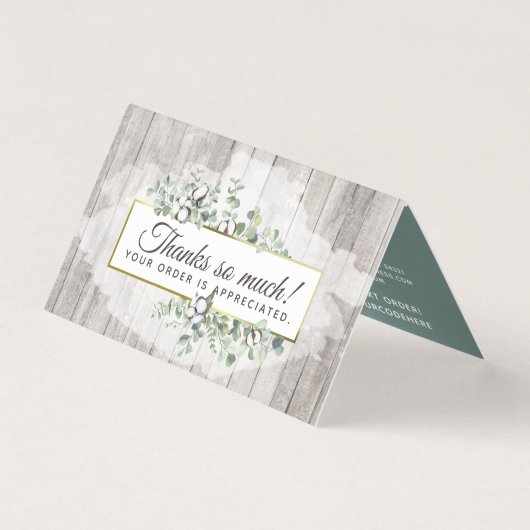 Robuuste katoen Zuidelijke Waterverf Hartelijk dan Kaart (Voorkant)