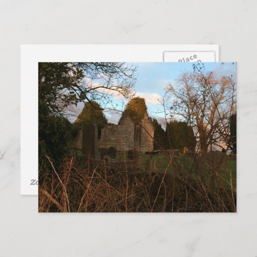 Robuuste kerk op Sunset Briefkaart (Voorkant / Achterkant)