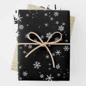Robuuste kerstboomkerstbomen Snowflake-kerstFeestd Inpakpapier Vel (In situ)