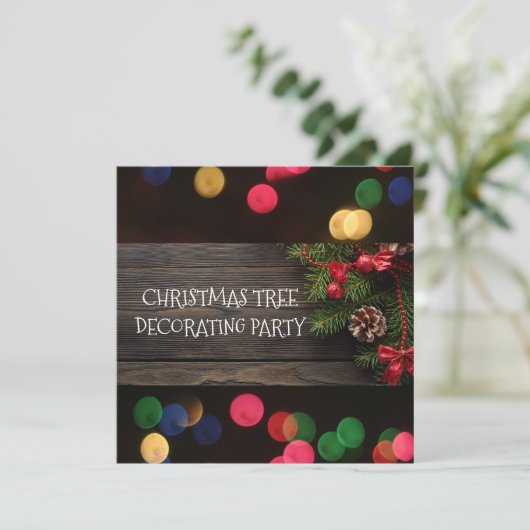 Robuuste kerstboomversiering, gevechten kaart (Staand voorkant)