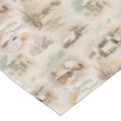 Robuuste kerstfeestdagen in de winter tafelkleed (Gekanteld)