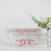 Robuuste kerstsnowflakes - Korting op Kaart (Staand voorkant)