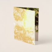 Robuuste kerstversiering en Griekenland op het hek Folie Kaarten (Voorkant)