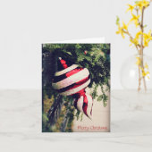 Robuuste kerstversiering en Griekenland op het hek Kaart (Gele Bloem)