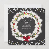 Robuuste kerstwitte pine met grote ademhaling kaart (Achterkant)