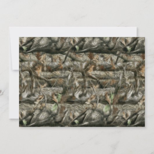 Robuuste kinderen die op de geboorte jagen kaart (Achterkant)