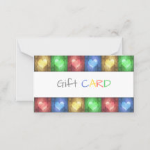 Robuuste kleurrijke Valentijnsdag Harten Kaart voo