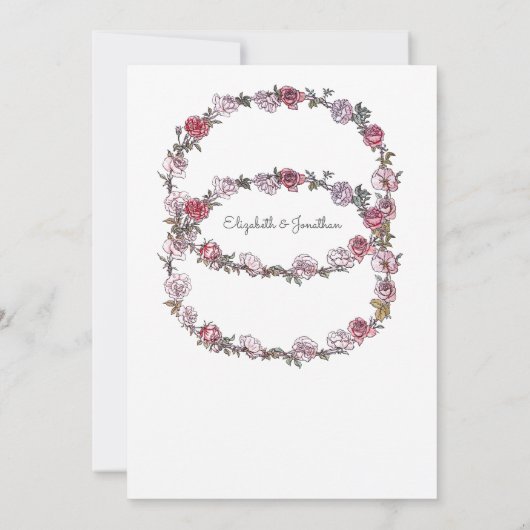 Robuuste Koe Sull en Rozen Kaart (Achterkant)