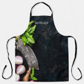 Robuuste kruiden, canvasnaam schort (Voorkant)