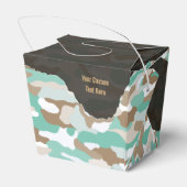 Robuuste kustcamouflage gepersonaliseerd bedankdoosjes (Achterkant)