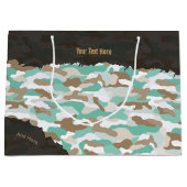 Robuuste kustcamouflage gepersonaliseerd groot cadeauzakje (Voorkant)