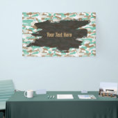 Robuuste kustcamouflage gepersonaliseerd spandoek (Beurs)