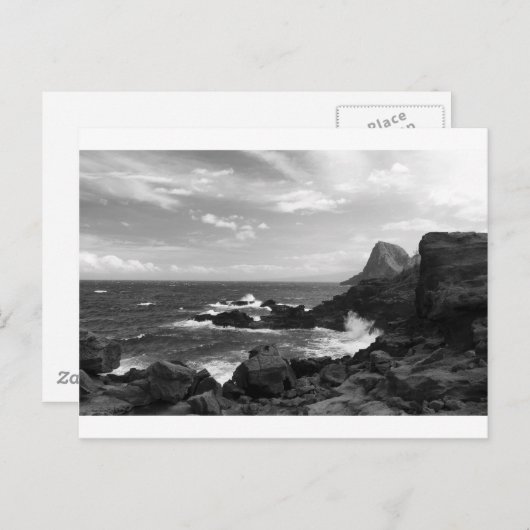 Robuuste kustlijn briefkaart (Voorkant / Achterkant)