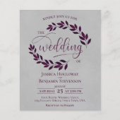 Robuuste lederen chassis voor grijze bruiloft uitn (Voorkant)