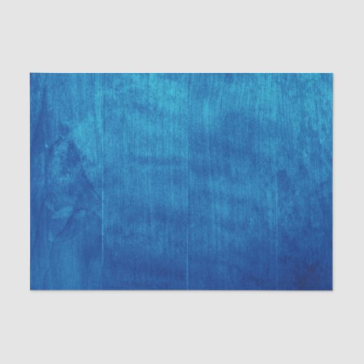 Robuuste legant katoentextiel Blauwe houten korrel Tissuepapier (Voorkant)