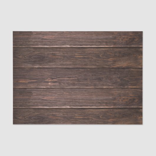 Robuuste legante katoentextuur Donkere houten korr Tissuepapier (Voorkant)