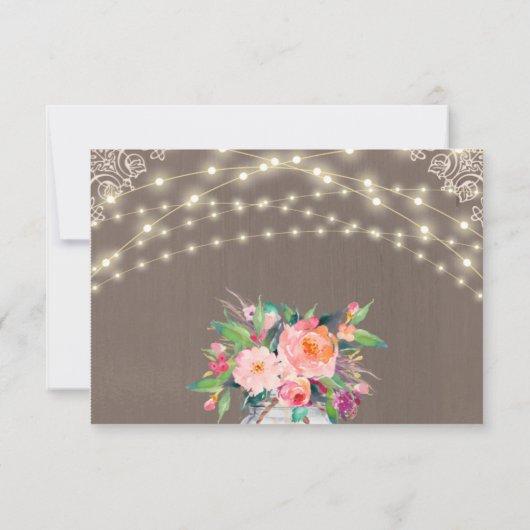 Robuuste lichte kalligrafie van het Koord van het  Bedankkaart (Achterkant)