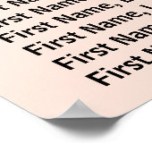 Robuuste lichten Bourgogne floral Poster (Hoek)