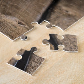 Robuuste Lila Floral Bouquet in de glazen vaas Legpuzzel (Zijkant)