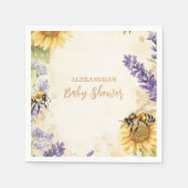 Robuuste mammie om geneutraal Baby shower te zijn Servet (Voorkant)