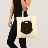 Robuuste manly baard tote bag (Voorkant (product))