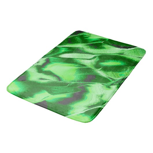 Robuuste metalen groene duinen badmat (Gekanteld)