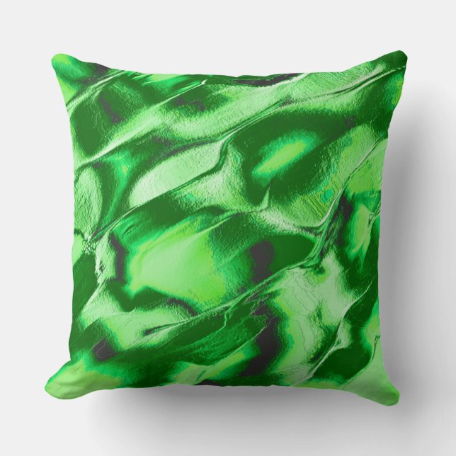 Robuuste metalen groene duinen kussen (Voorkant)