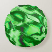 Robuuste metalen groene duinen rond kussen (Voorkant)