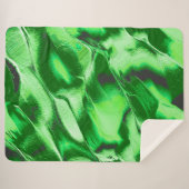 Robuuste metalen groene duinen sherpa deken (Voorkant (horizontaal))