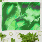 Robuuste metalen groene duinen theedoek (Gevouwen)