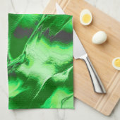 Robuuste metalen groene duinen theedoek (Quarter Fold)