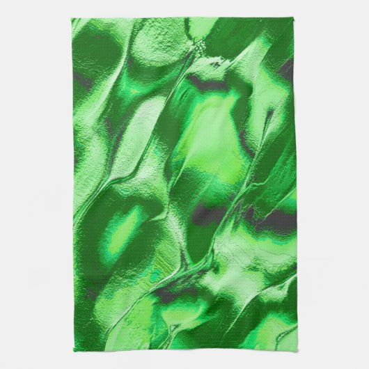 Robuuste metalen groene duinen theedoek (Verticaal)