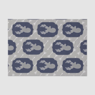 Robuuste moderne grijze droger en witte pijlen tissuepapier