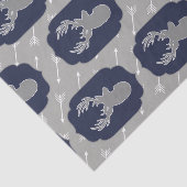 Robuuste moderne grijze droger en witte pijlen tissuepapier (Detail)