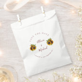 Robuuste moderne zonnebloemen, eenvoudige huwelijk bedankzakje (Geknipt)