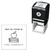 Robuuste, mooie leerlingenappel uit de bibliotheek  zelfinktende stempel (In situ)