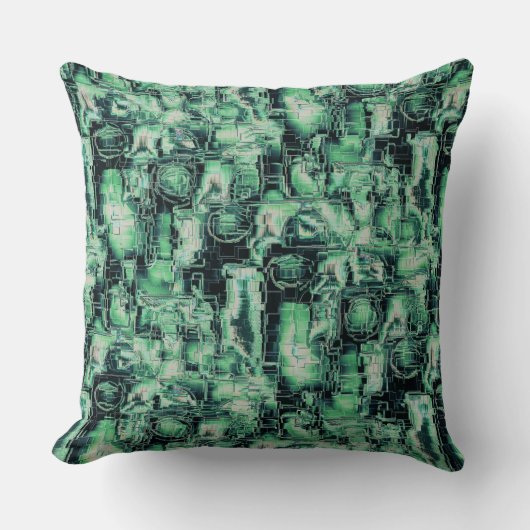 Robuuste mozaïek van abstract afbeelding, met groe kussen (Voorkant)