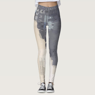 Robuuste Natuur / Blue Cream Design Leggings