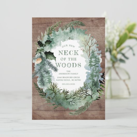 Robuuste nieuwe nek van de Bossen Pine Trees die b Aankondiging (Staand voorkant)